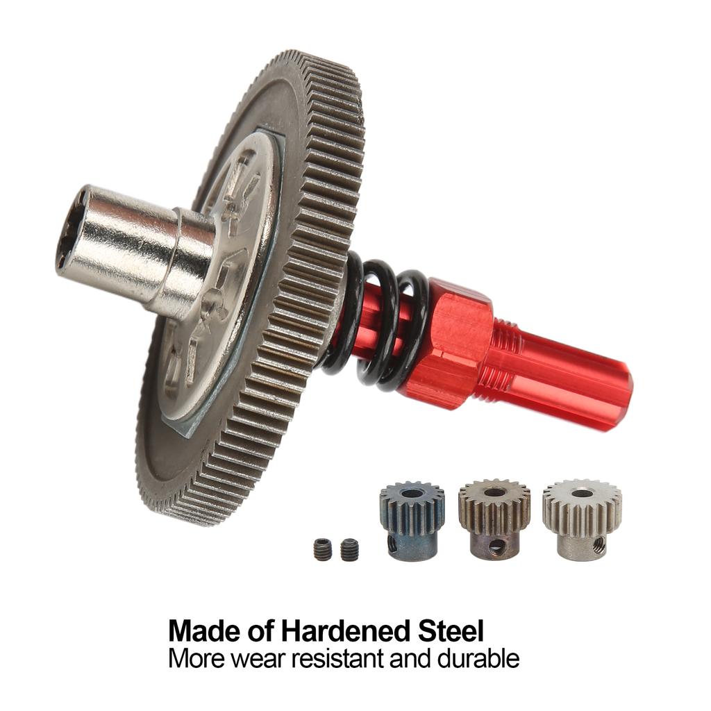 91T Slipper Gear Set Differential Upgrade Parts Metal Gear Assembly for   Senton 1Celsius10 RC Cars