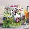1pz Coperta di Flanella con Nome Personalizzato e Fantasia Diddl Adatta a Tutte le Stagioni per Arredamento Casa Calore e Comfort Regali Regalo Festivo_xia