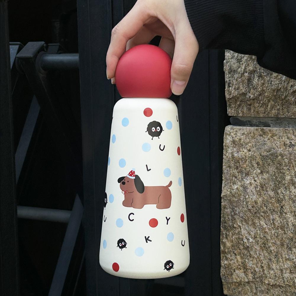 350Ml Stainless Steel 316 Thermos Cup Creative Cute Student Children Portable Outdoor Sports Water Cup