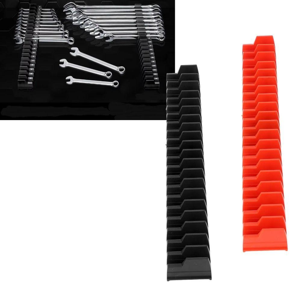 Magnetic Mounting Function Wrench Holder 23 Slot Magnetic Wrench Organizer  Open End Wrenches