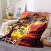 1pc Cheetah Print Blanket Lightweight Flannel Blanket Throw Blanket For Sofa, Bed, Travel, Camping, Livingroom, Office yy251015105