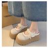 Mode Damen Schuhe Damen Hausschuhe Outdoor Zehenbedeckt Plateau Pantoletten 2025 Damen Schuhe Zehenbedeckt Damen Hausschuhe Outdoor Plateau