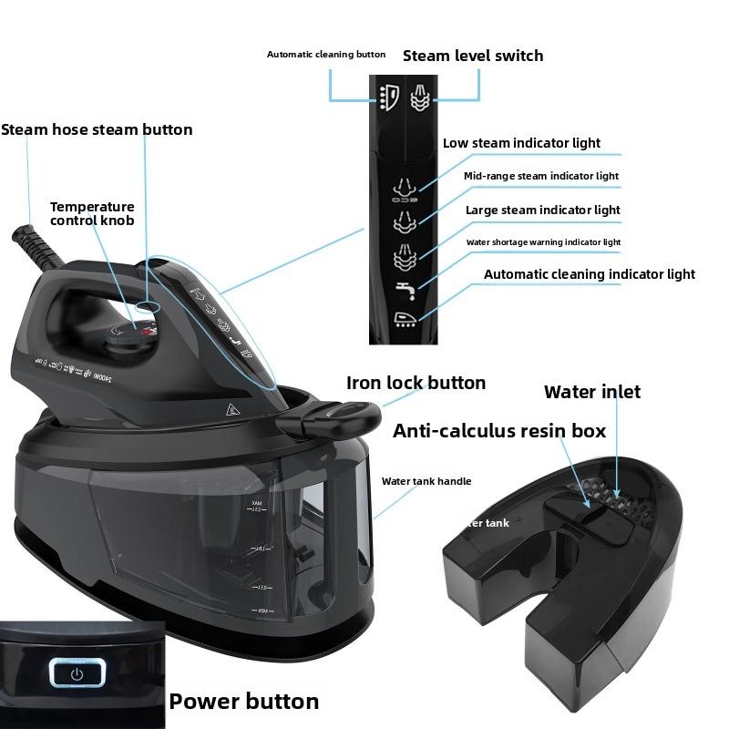110V-220V Household Steam Iron Curtain Ironing Machine, Large Water Tank, Automatic Power Failure, Commercial Steam Engine