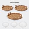Korean Style Rattan Snack & Fruit Basket