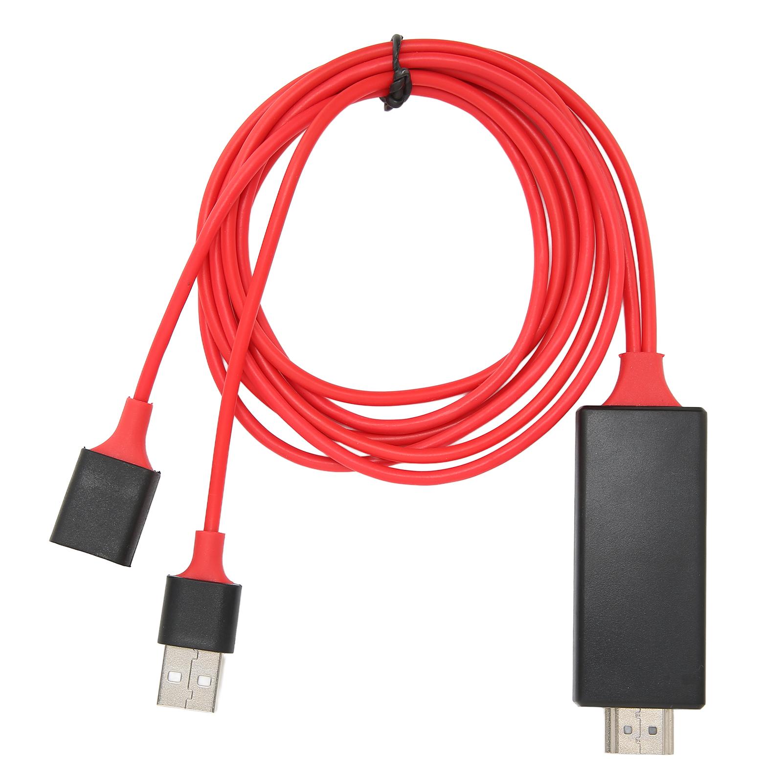 

HDTV Cable Adapter 1080P HD Multimedia Interface Cable Adapter for TV Display Projector