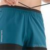 SALOMON Cross 2 in 1 Leichte Schnelltrocknende Laufshorts Herrenshorts Tiefsee Tiefschwarz LC2197500