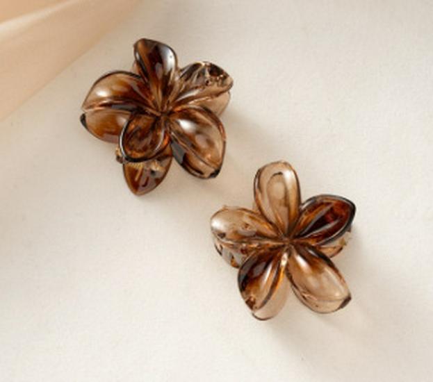 Vintage Damen Mehrfarbige Frangipani Fee Haarspange