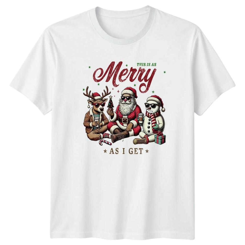 This Is As Merry As I Get Christmas Holidays Graphic Tee Unisex Unisex S