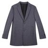 TRIES Men's Spring Notched Lapel Wool Blend Overcoat
