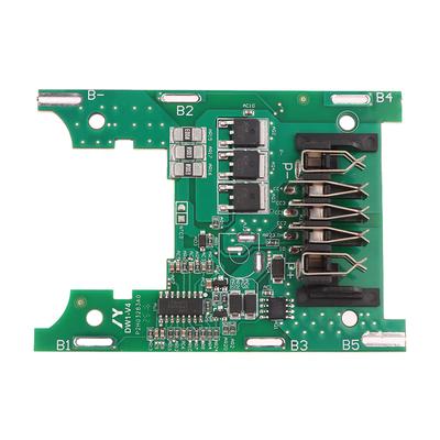 Caixa de Bateria de Lítio Original 18V/21V 5/10 Células Placa de Circuito Tipo-C Para Dcb200 Dcb201 Para Ferramentas de Furadeira Elétrica