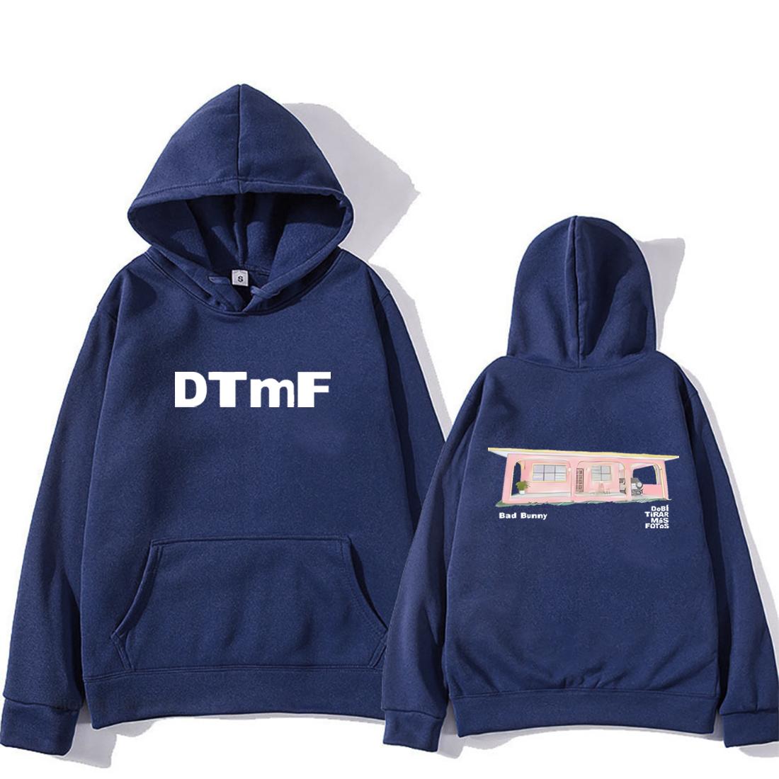 

Bad Bunny DTMF Tour Merch Hoodie Men Women s new Debi Tirar Mas Fotos hip hop streetwear Long sleeve vintage Fleece Sweatshirts 3XL