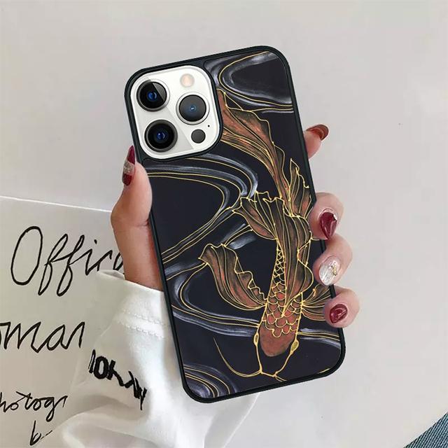 Koi Carp Fish Phone Case Cover For iPhone 17 Air 15 16 14 13 11 12 Pro Max Max Plus Back Coque shell fundas