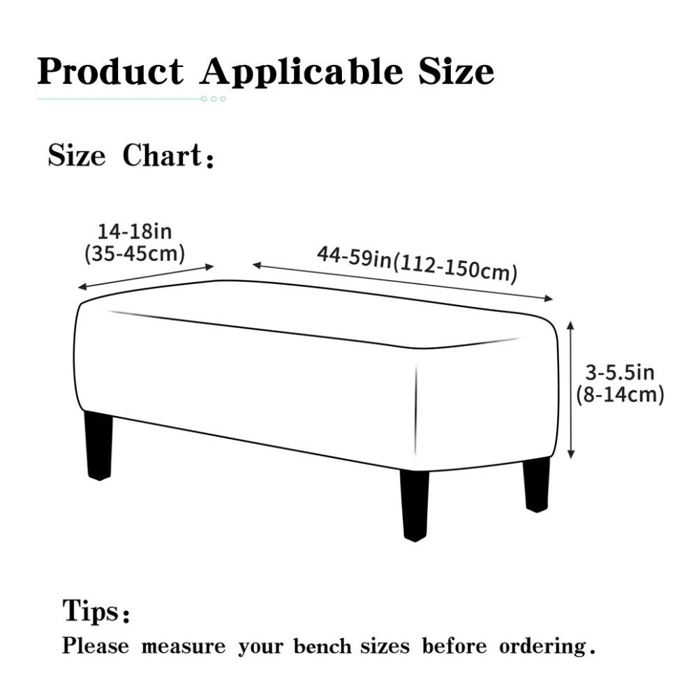 Esszimmerbankbezug für Esszimmer, Stretch-Sitzbankbezug, Schutz gegen Staubmilben, abnehmbarer Bank-Schonbezug für Wohnzimmer