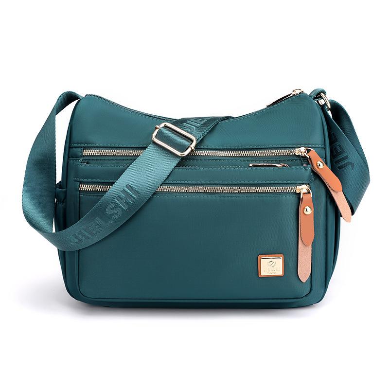 

asual bag spring new orean version light messenger bag belt decoration nylon cloth dumpling bag shoulder women s bag small size