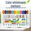 10 Boxes Child-Safe Refillable Whiteboard Markers - 12 Colors, Erasable, Thick Tip, Free Shipping