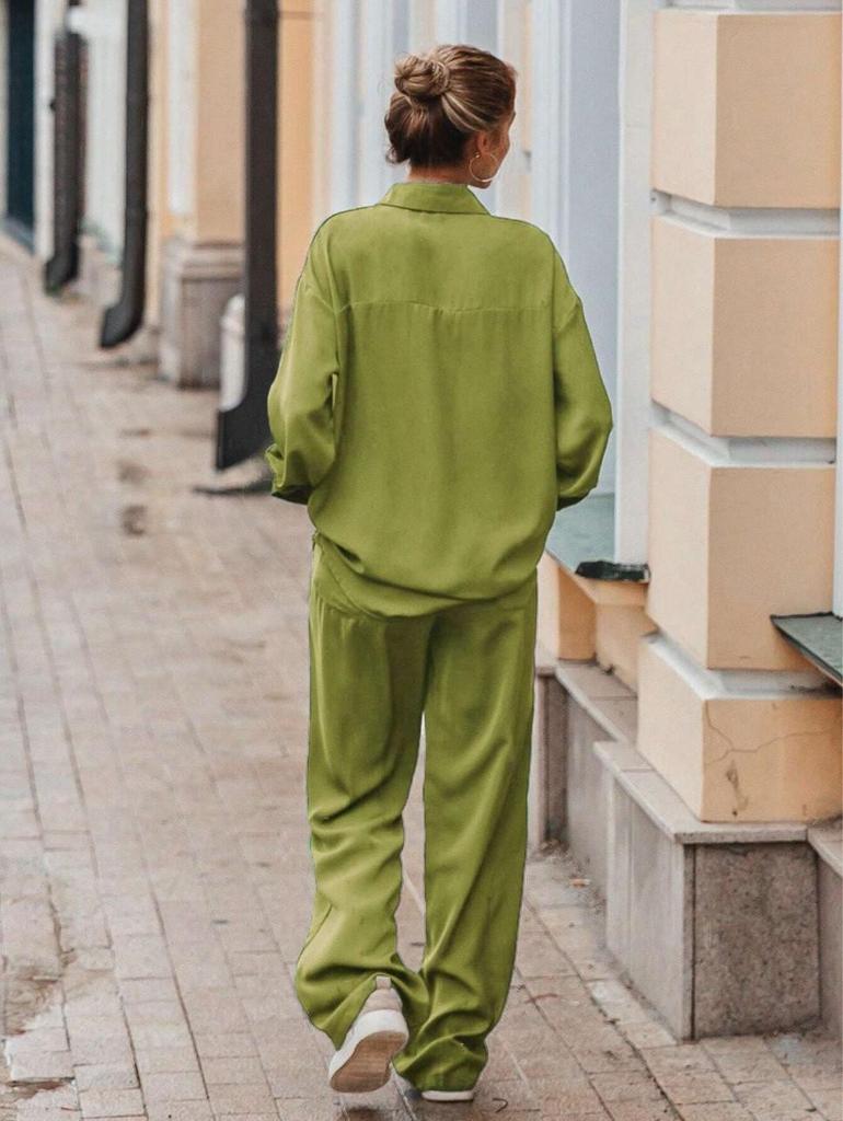 Ensemble de chemise pour femme urbain transfrontalier 2025