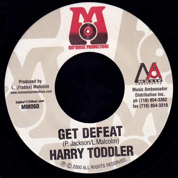 7inch Record HARRY TODDLER / ISAN - Get Defeat MM060 Mo' Music Produ 2000 US Reggae, Ska & Dub Used