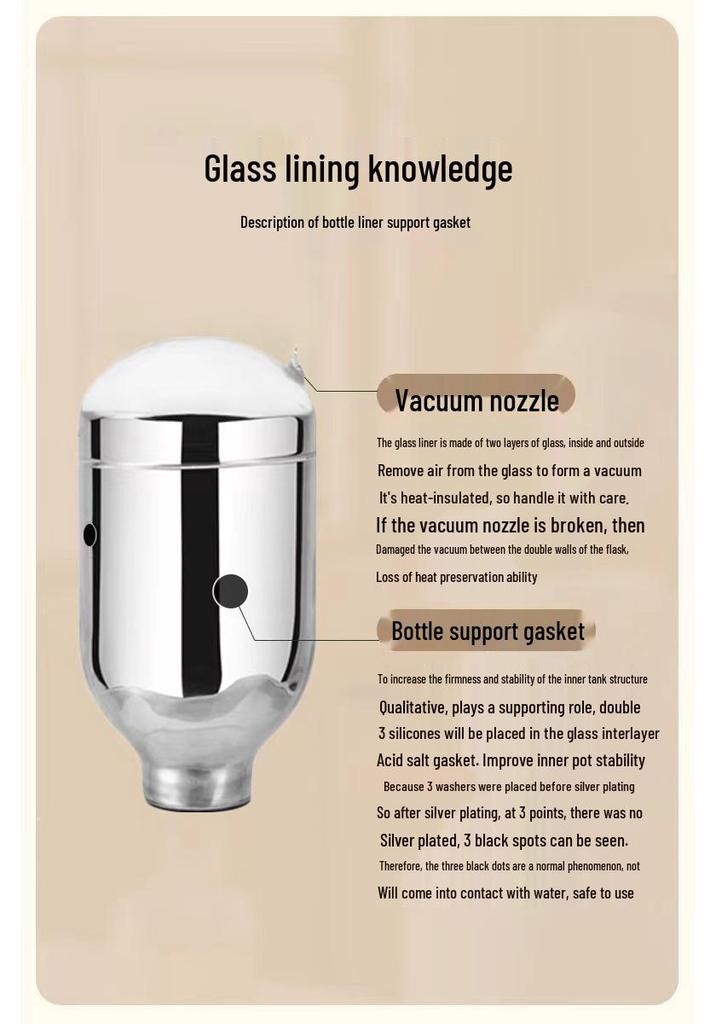 2026 Large Capacity Insulated Thermos Flask - Portable Home Heat Preservation Bottle