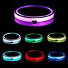 2pcs Solar LED Cup Pad Holder RGB 7 Colors Lights USB Car Bottle Bottom Mat