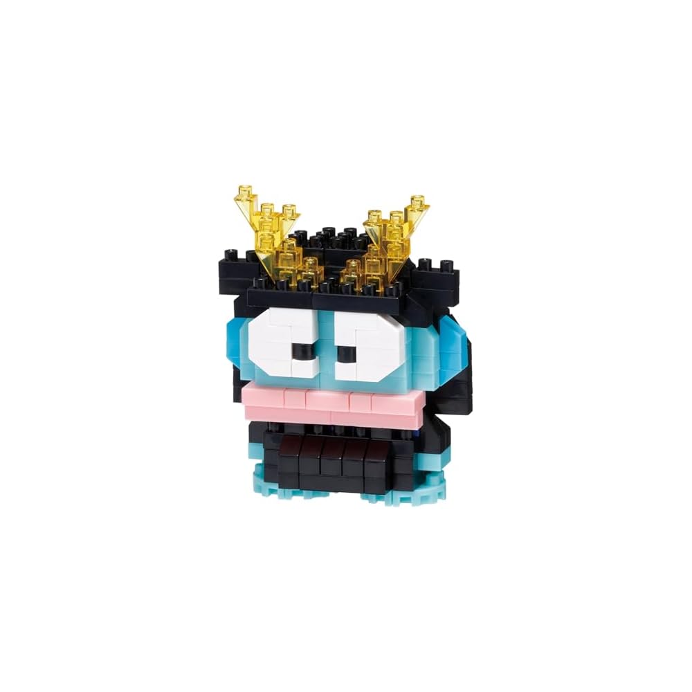 Kawada Nano Block Hangyodon Samurai Building Set 3x10.5x18cm for Ages 12 and Up