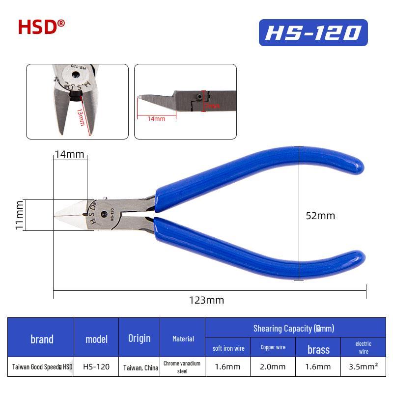 Hao Sudda 5-inch Precision Angled Jaw Pliers - HS-120
