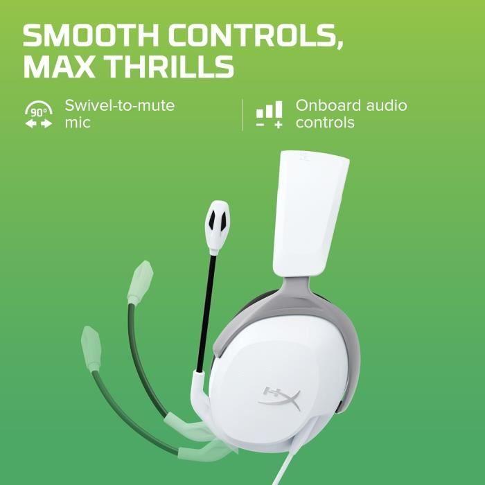 Casque - HyperX - CloudX Stinger 2 Core - Léger - Micro pivotant - Audio stéréo