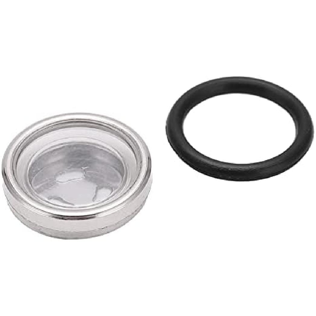 ARAMOX Brake Sight Glass, Universal Motorcycle Brake Master Cylinder Reservoir Sight Glass Front Rear Replacement(12mm) 12mm