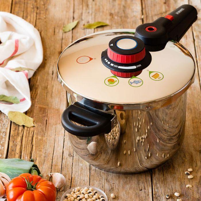 Marmite Express - Monix - M790002 - Stainless Steel - 6 L - Heat-resistant Bakelite Handle