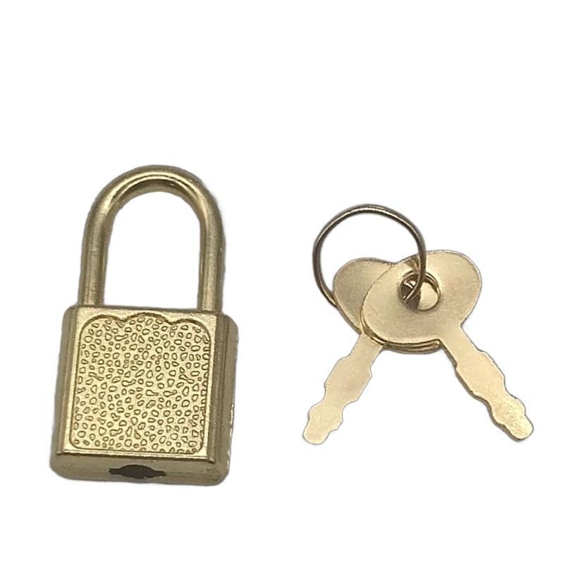 Mini Cadeado de Metal Com Chaves Correspondentes Várias Cores Perfeito Para Caixas de Joias Diários Bagagem E Bolsas Pequenas