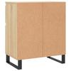 Chest of Drawers, Sonoma Oak, 60X35X70 Cm, Wood-based Material
