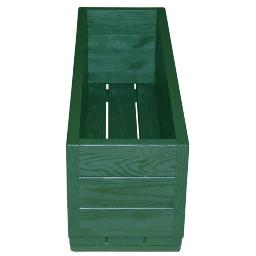Welcome Wood Large Wooden Planter EPWD90-GG Color Garden Green Outdoor