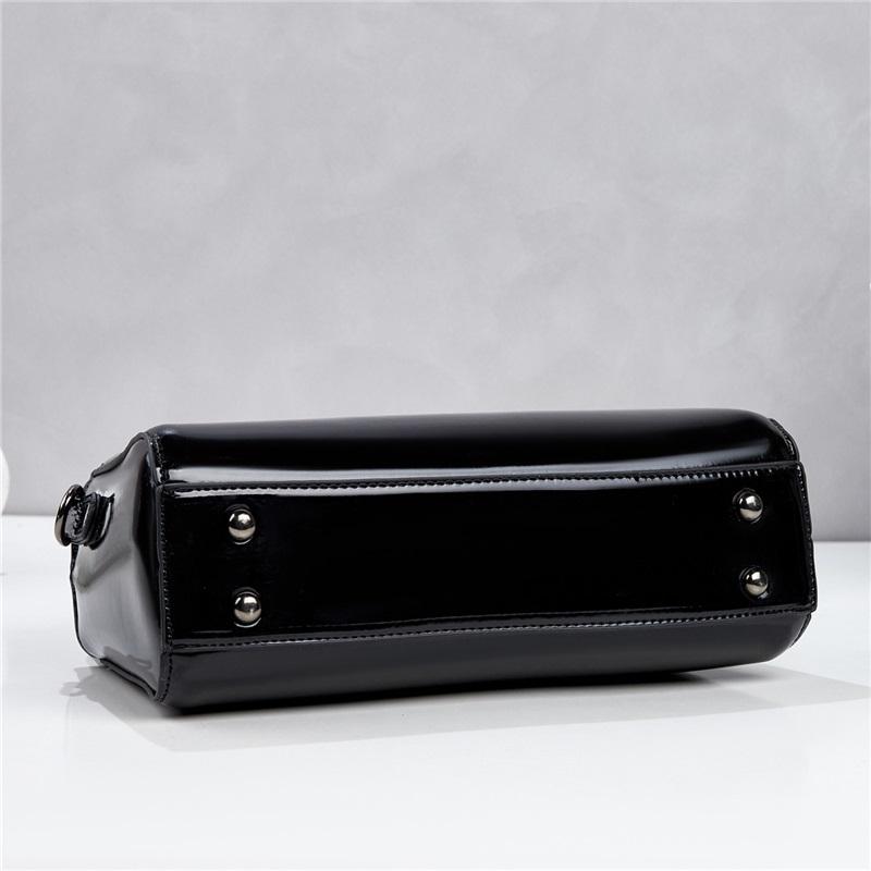 Shiny Patent Leather Handbag For Ladies, Stylish Korean Style Multiway Shoulder & Crossbody Bag