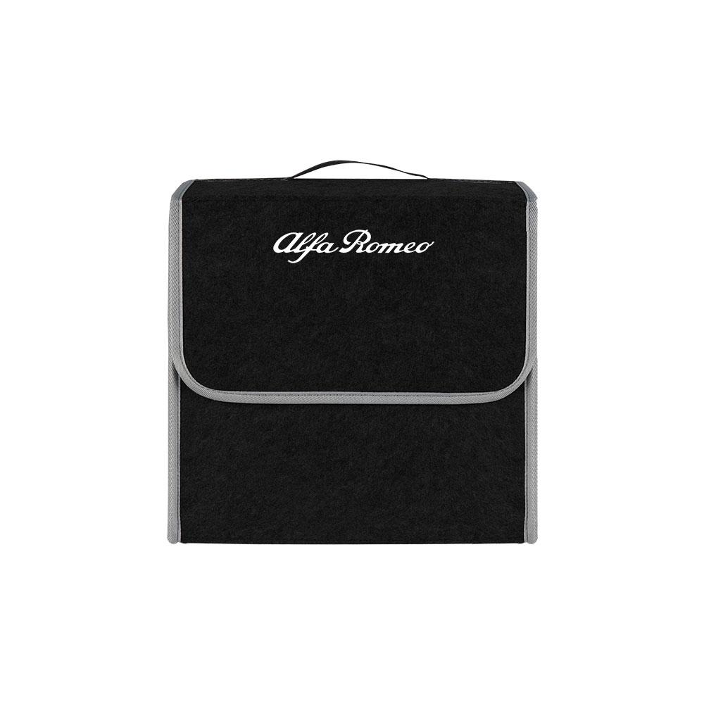 1pc Anti Slip Soft Felt Storage Box Car Trunk Organizer Foldable Box For Alfa Romeo Giulietta GT 159 147 Sportiva Accessories