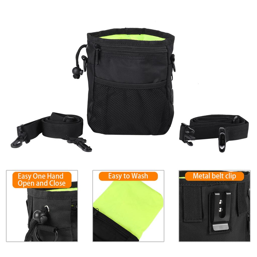 Pet Treat Bag Dog Obedience Training Waist Pouch Food Snack Small Items Storage Bags