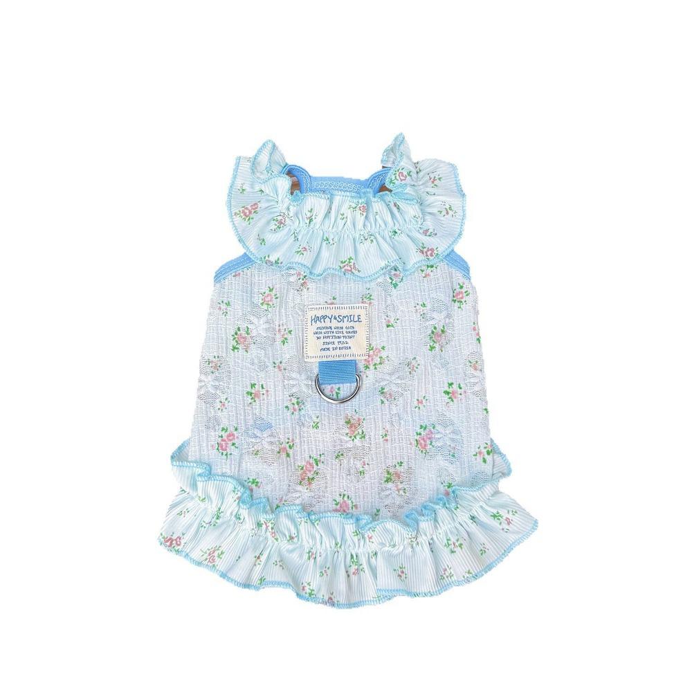 Soft Dog Cool Dress Cute Dog Cooler Clothes Pet Clothes Puppy Skirt  Spring/Summer