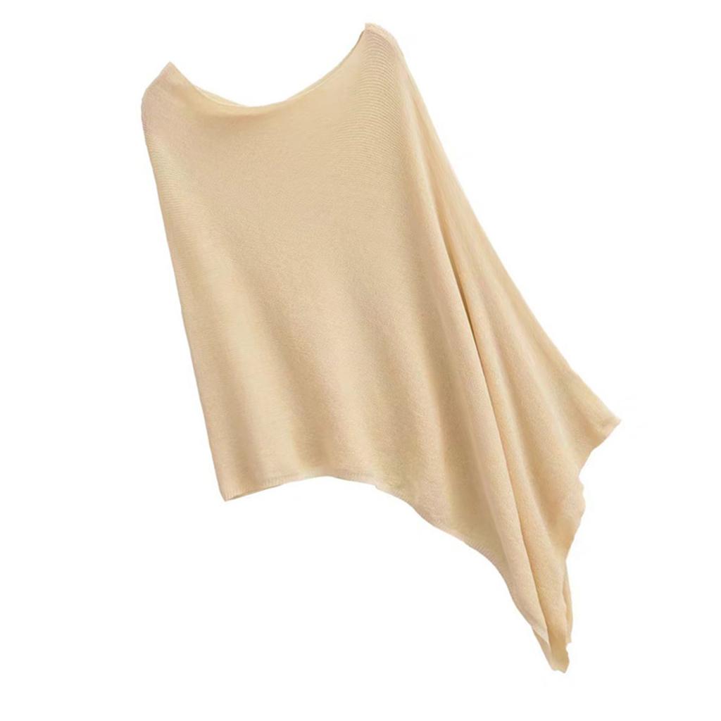 Casual Knitting Wrap Scarf With Breathable Texture For Layering Over Top Dresses Outdoor Activity Indoor Relaxation