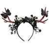 Gothic Antler Horn Cosplay Party Cartoon Cosplay Halloween Cartoon Role Play Costume Proms Party Live Show Headwear