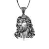 Vintage Stylish Jesus Hip Hop Pendant Necklace Made Of Durable Metal For Unisex Use