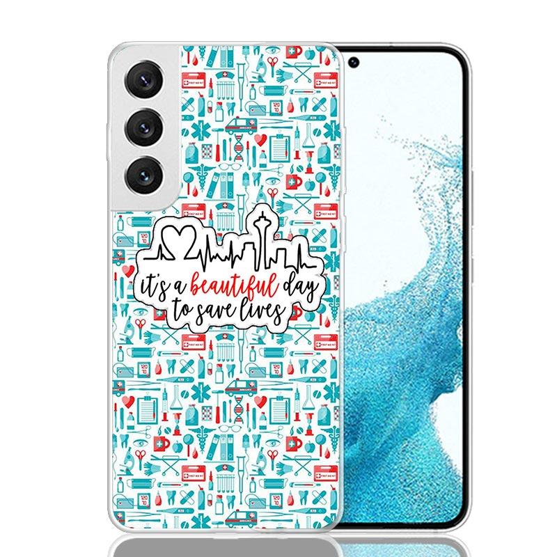 Greys Anatomy Person Case Phone Cover for Samsung Galaxy S24 S25 Ultra S23 Plus S22 + S21 S20 FE S10 S25Plus Trend Fundas S24 Ul