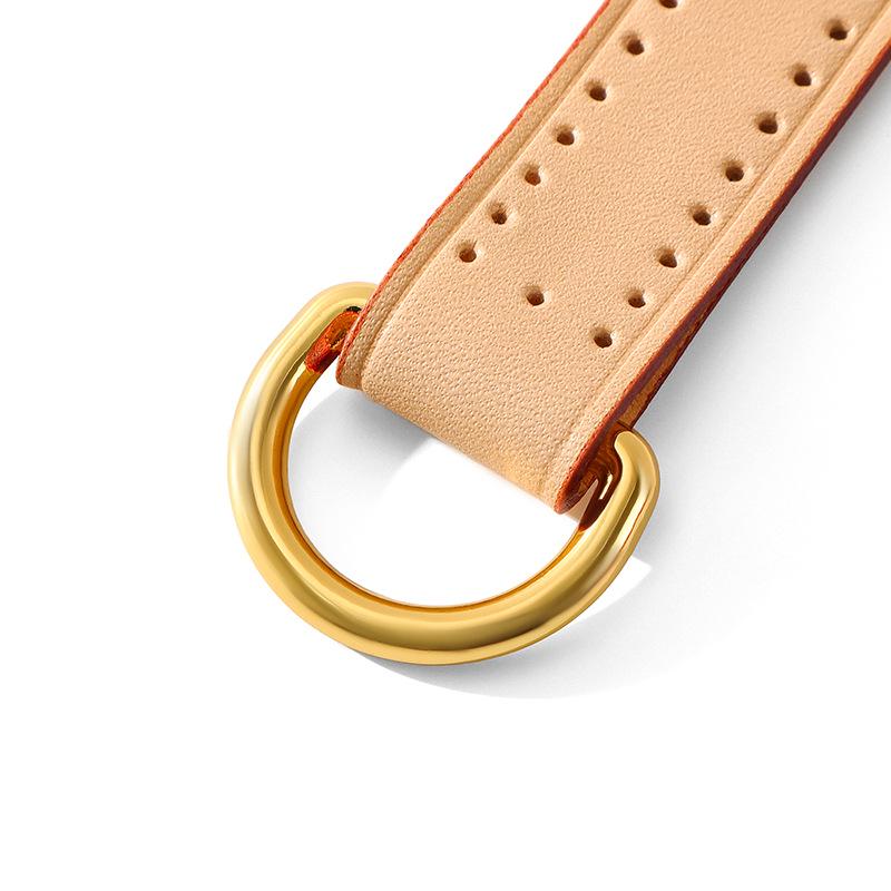 Ma Huang Shi Handmade First Layer Cowhide DIY Bag Sides D-68 Vegetable Tanned Leather Pieces