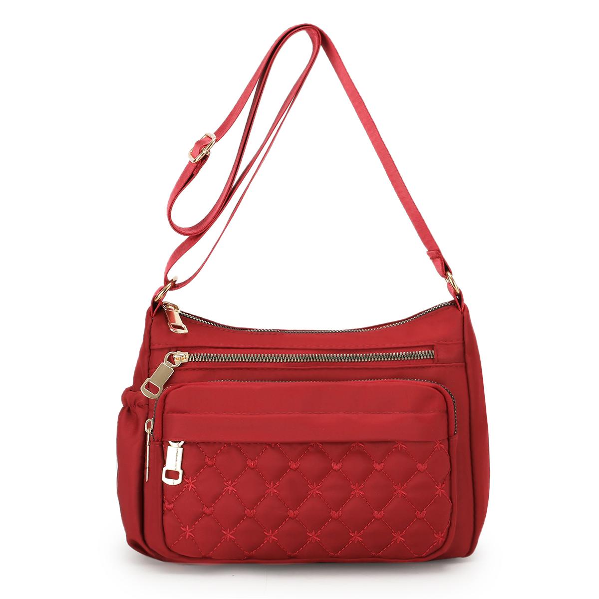 

Женская сумка через плечо большой вместимости, водонепроницаемая и износостойкая, с несколькими карманами, для поездок на работу и отдыха на открытом воздухе
