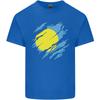 Torn Palau Flag Palauan Day Football Unisexs Light Cotton TShirt