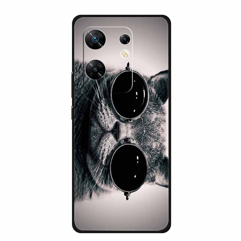 For Infinix Zero 30 4G Case Animals Soft Silicone TPU Back Cover Phone Cases For Infinix Zero30 4G X6731B Bumper Wolf Cool Coque