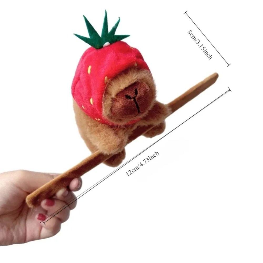 Kreatives Niedliches Capybara Klatschband Tier Armband Cartoon Klatscharmbänder Autodekoration Plüschtier Capybara Puppe Armband