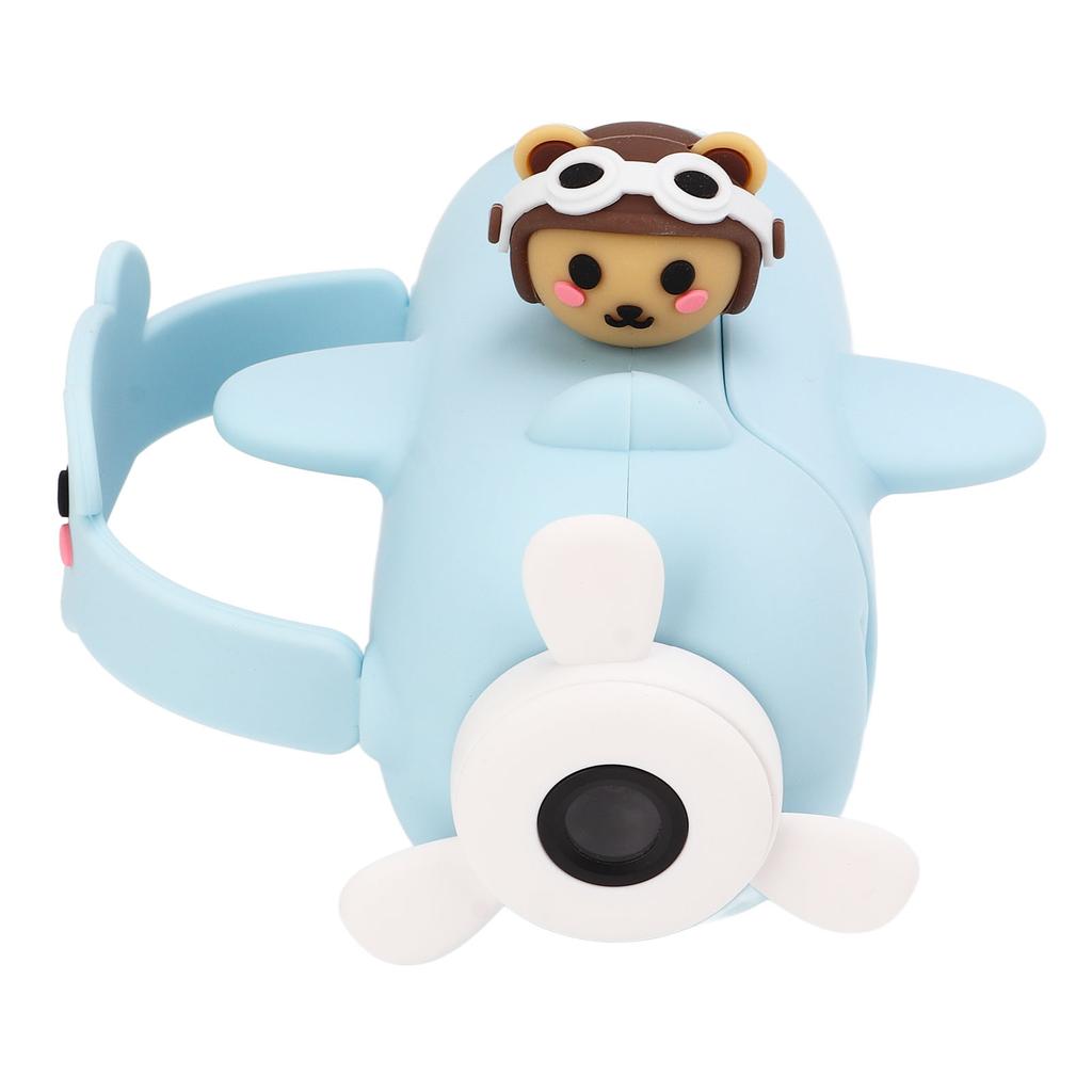 Kids Camera Cartoon Bear Blue Handheld DV 50 Million Dual Camera 1080P HD Children " S Digital Camera