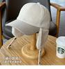 Autumn  Winter Unisex Cycling Ear Protection Fleece-Lined Warm Bomber Hat Vintage Corduroy Color-Blocked Baseball Cap
