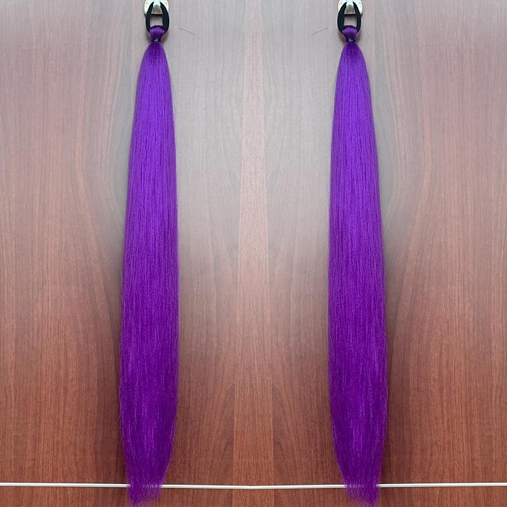 28 inch synthetic colored wig suitable for both women and men as a hair accessory