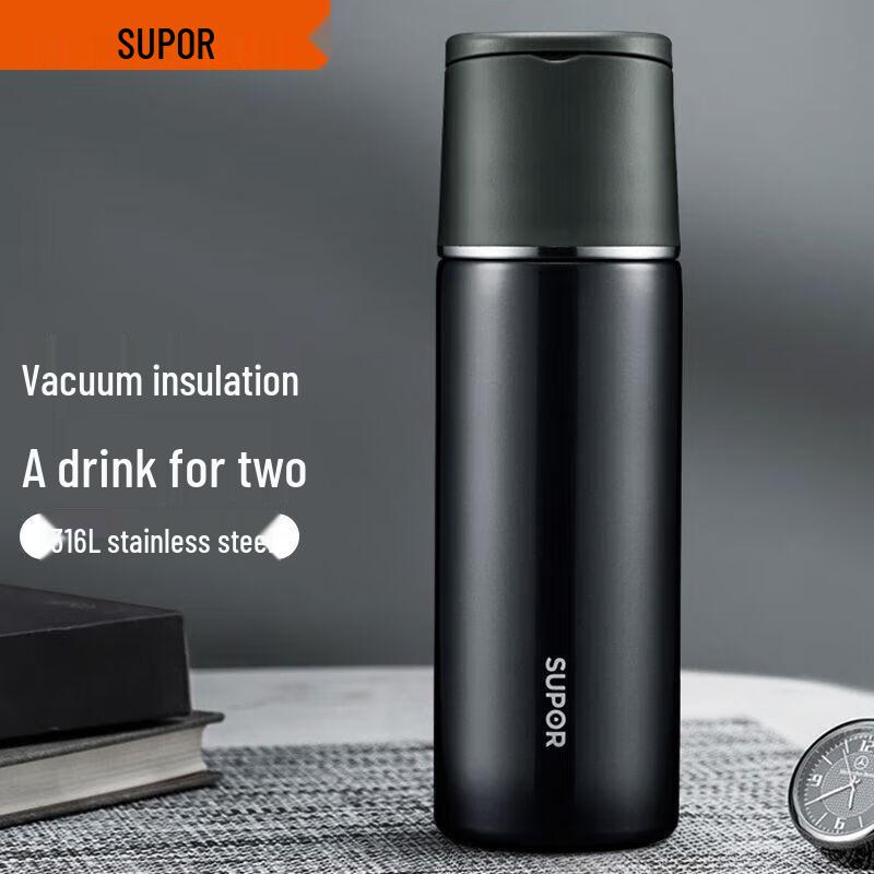 Supor 500ml Stainless Steel Insulated Bottle with Tea Filter