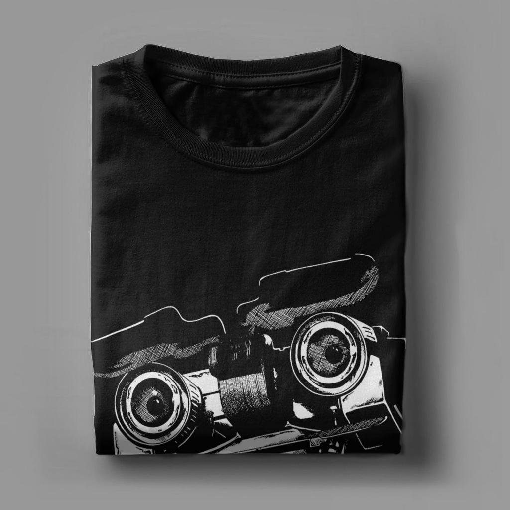 Input Johnny Five Short Circuit T-Shirt for Men Awesome Cotton Tee Shirt Crew Neck Short Sleeve T Shirts Gift Idea Clothing