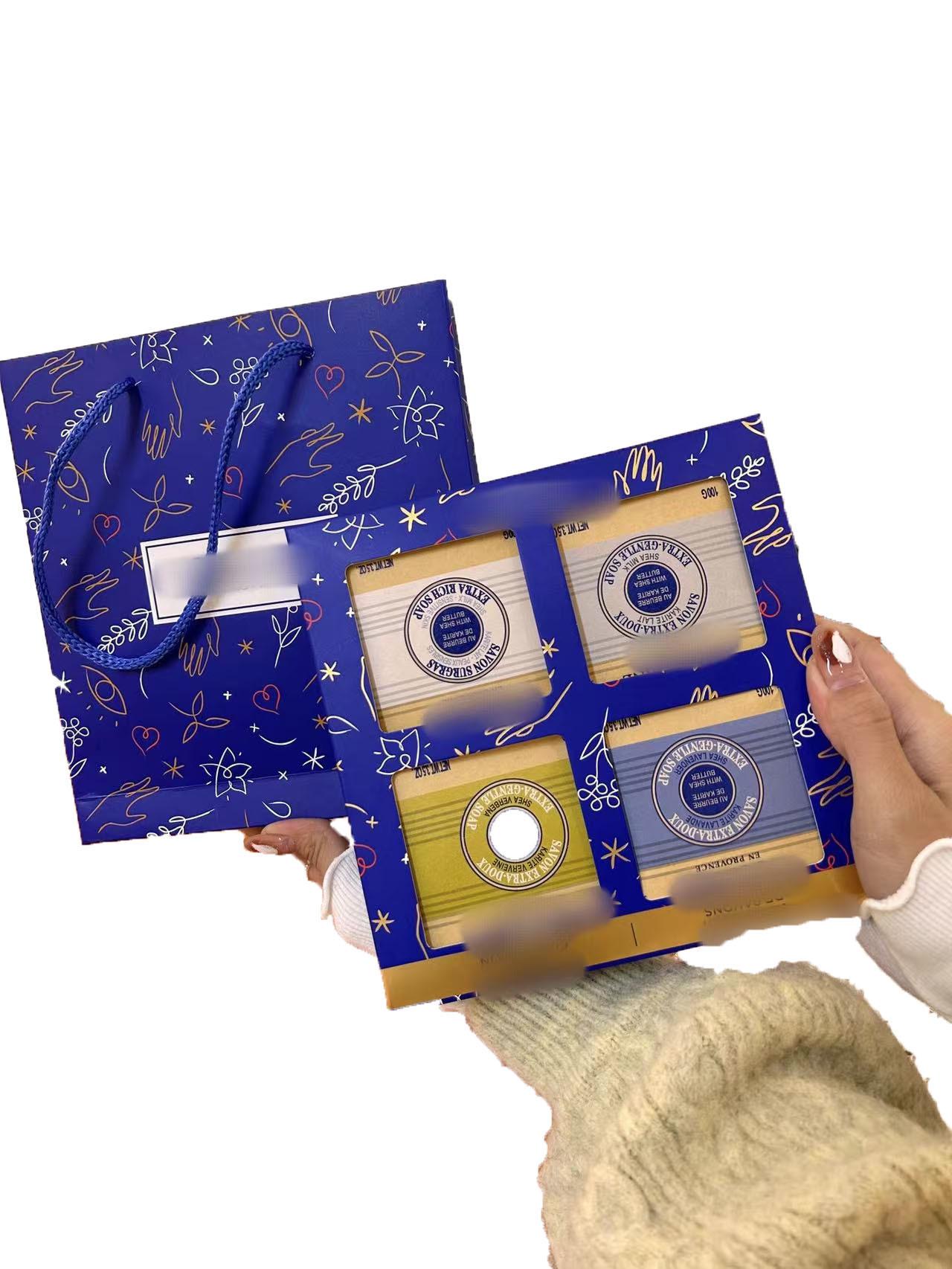 Oushujia Handmade Shea Butter & Verbena Cherry Blossom Soap - Soothing Holiday Cleansing Gift